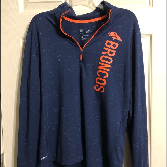 Nike Tops - Nike Dri Fit Denver Broncos NFL Thumb Holes